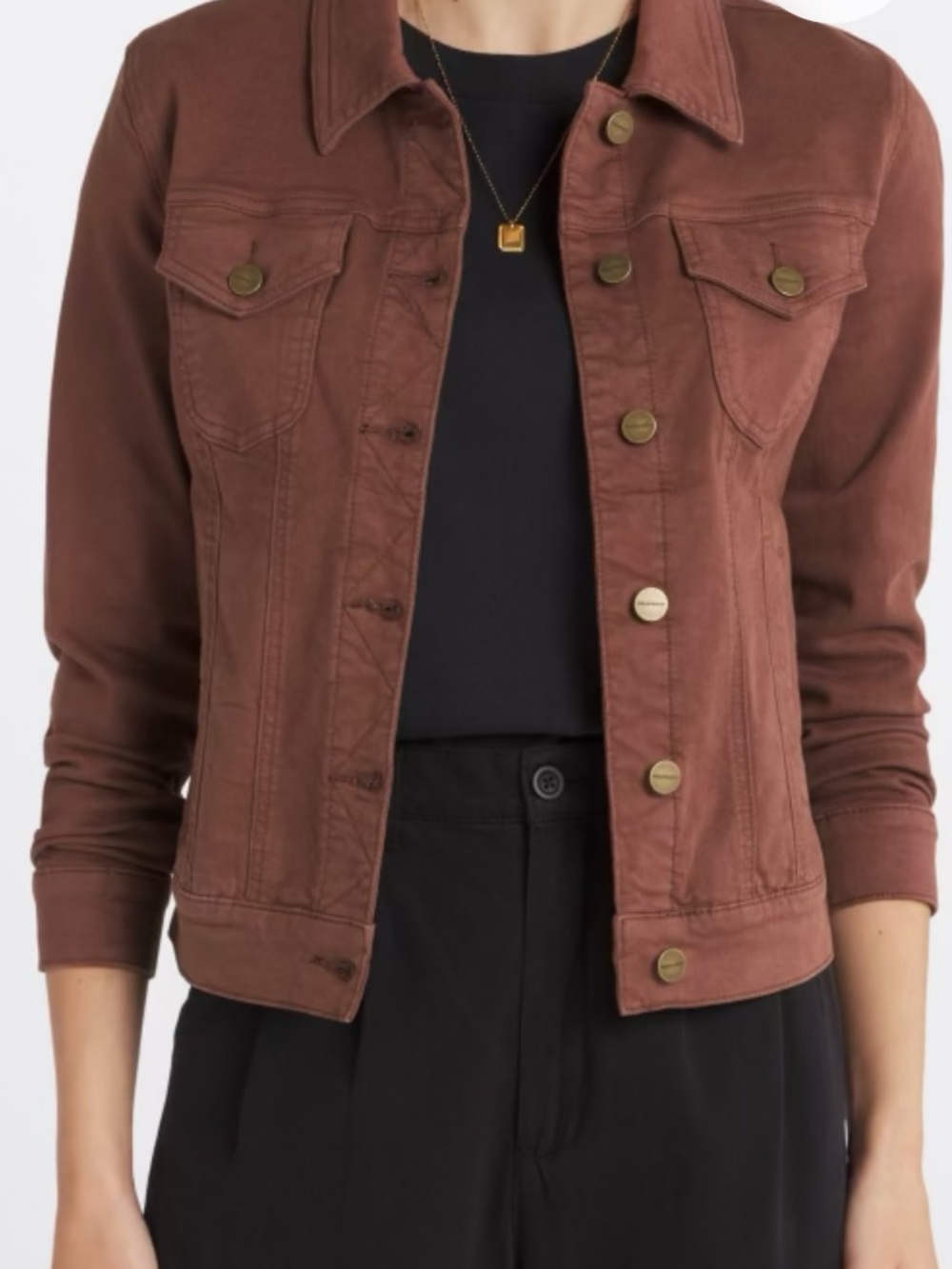 Jolene Brown women’s Jean Jacket size small